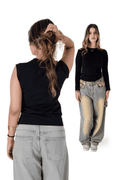 BaseTee Black Bundle — Sleeveless + Long Sleeve