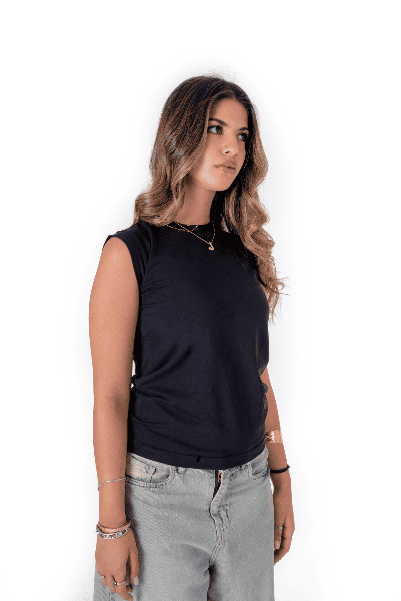 BaseTee Sleeveless — Organic Cotton Stretch Tank