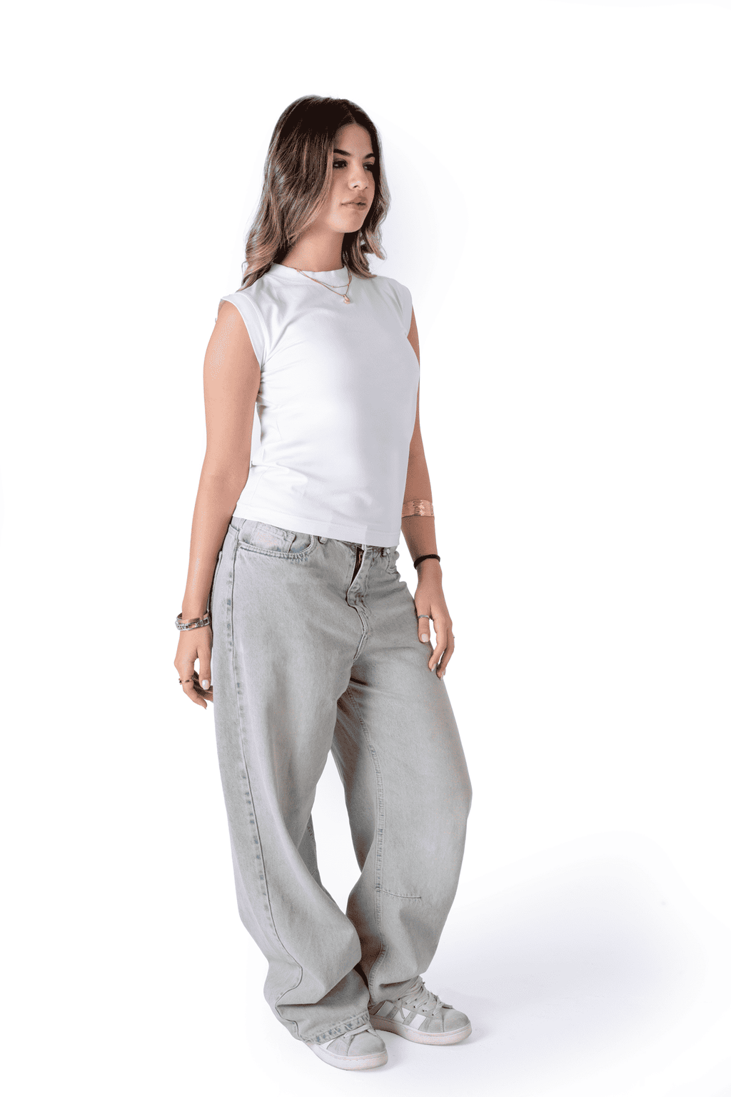 BaseTee Sleeveless — Organic Cotton Stretch Tank